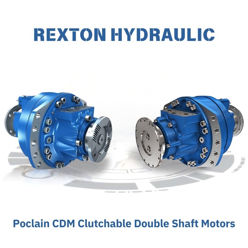 Poclain CDM Clutchable Double Shaft Motors