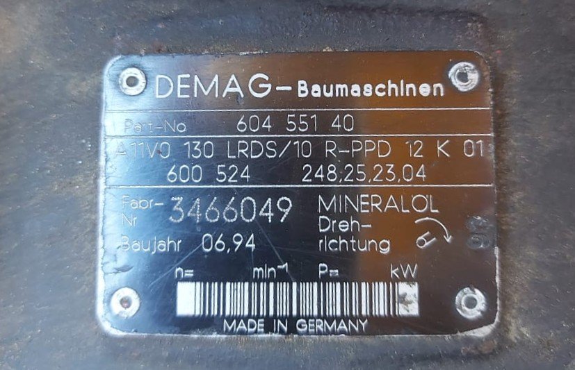 demag hydraulic pump-1 demag hydraulic pump